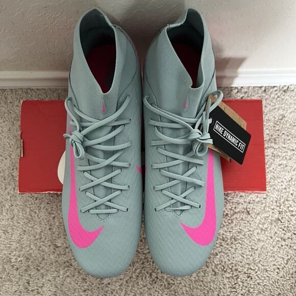Nike Zoom Mercurial Superfly 10 Pro FG Cleats In Blue/Pink Size 11 FQ1456-301 main image 7